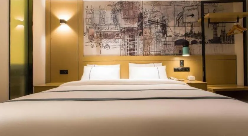 Bed in City Comfort Inn Nanning Shuangyong Road Guangxi Medical University