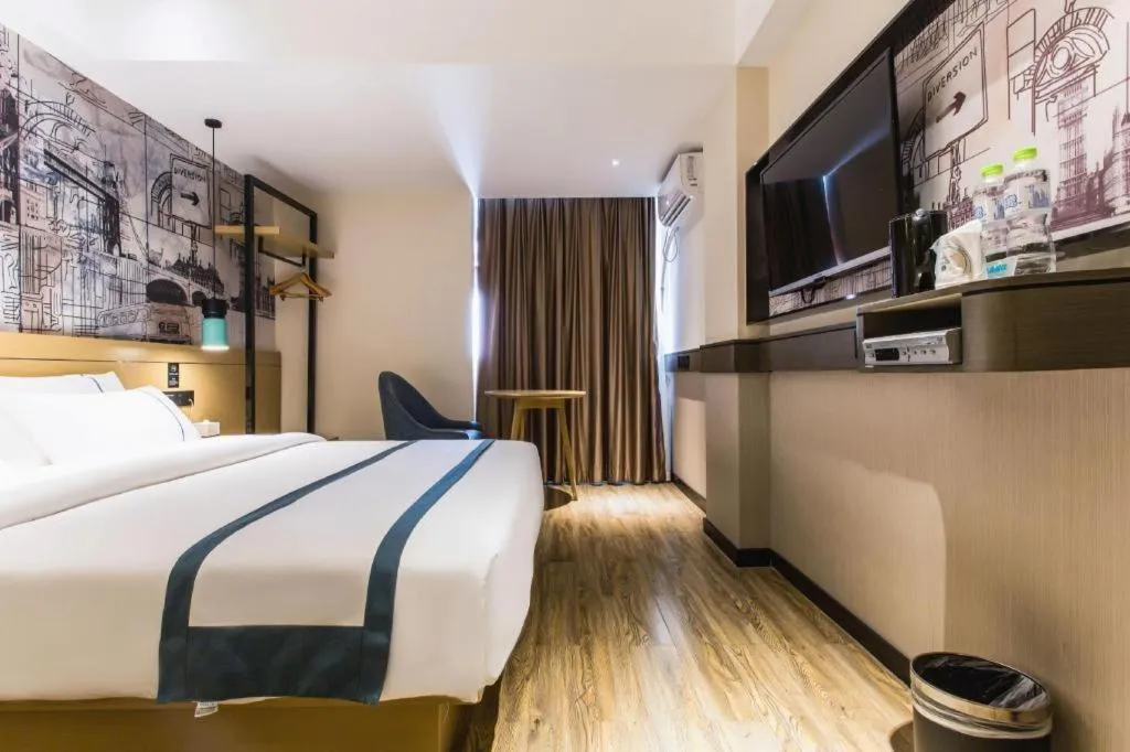 Bed in City Comfort Inn Nanning Shuangyong Road Guangxi Medical University