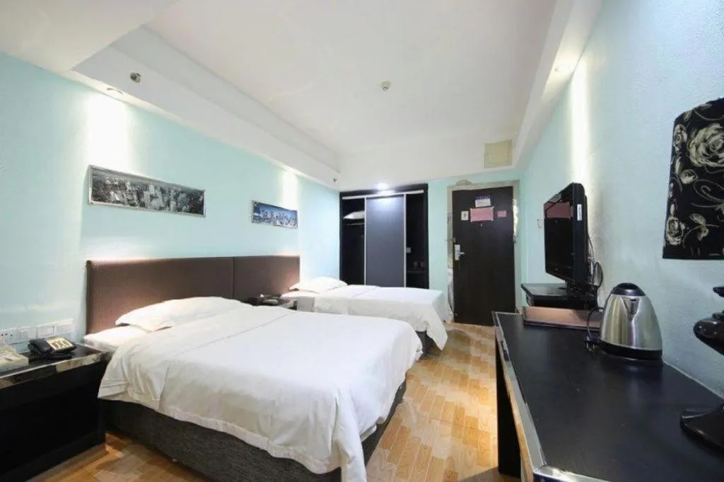 Bed in City Comfort Inn Nanning Shuangyong Road Guangxi Medical University