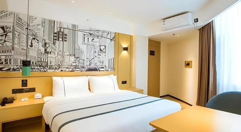 Bed in City Comfort Inn Guilin Pingle