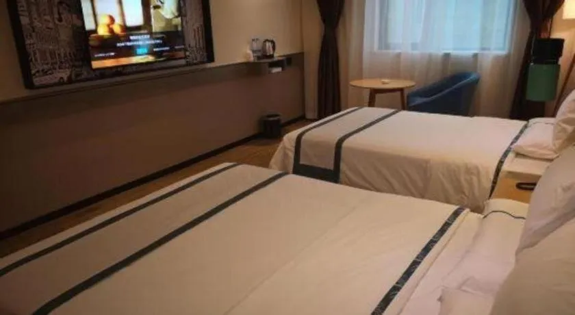 Bed in City Comfort Inn Mianyang Southwest University Of Science And Technology