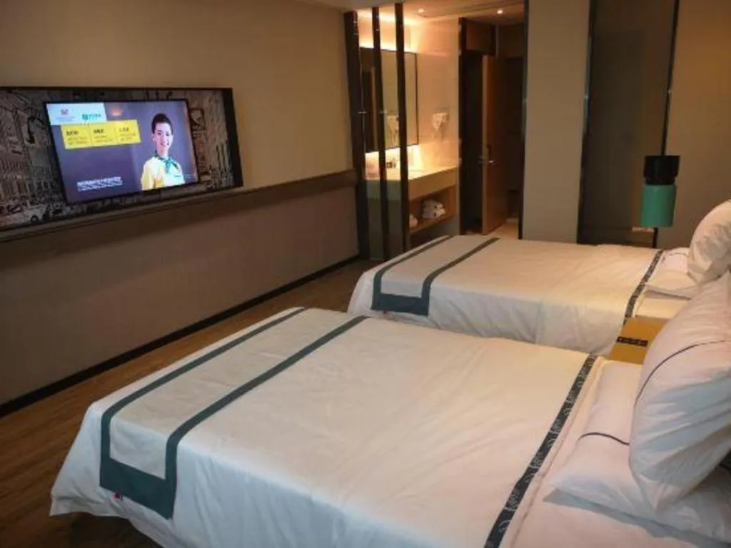Bed in City Comfort Inn Mianyang Southwest University Of Science And Technology