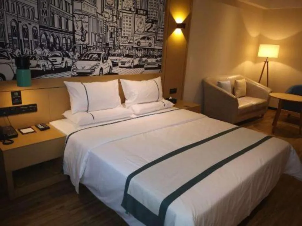 Bed in City Comfort Inn Mianyang Southwest University Of Science And Technology