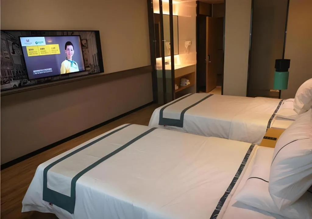 Bed in City Comfort Inn Mianyang Southwest University Of Science And Technology