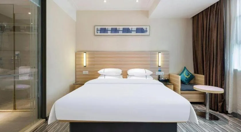 Bed in City Comfort Inn Baise Xilin Time Square