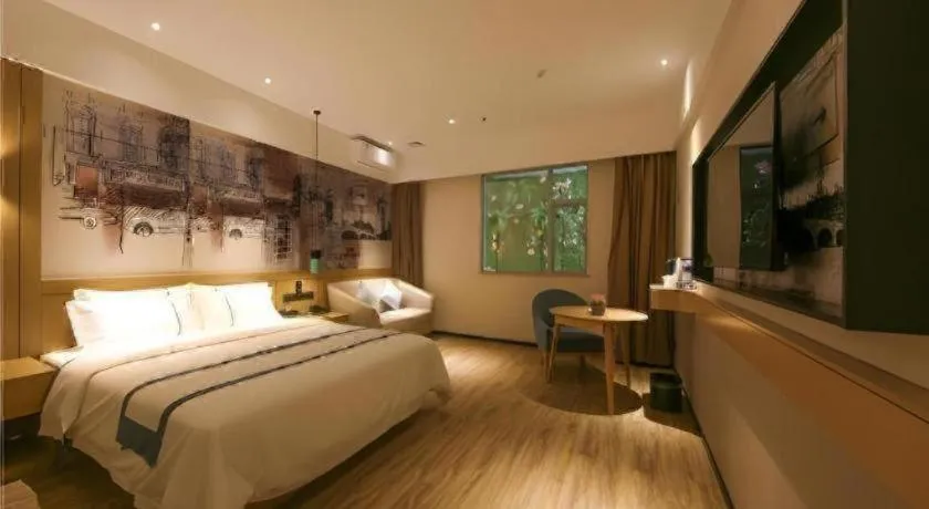 Bed in City Comfort Inn Dongguan Tangxia Garden Street