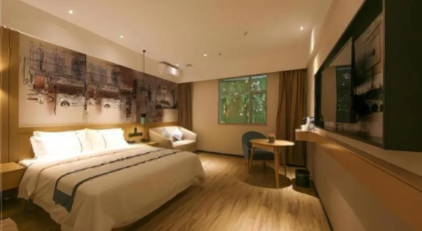 Bed in City Comfort Inn Dongguan Tangxia Garden Street