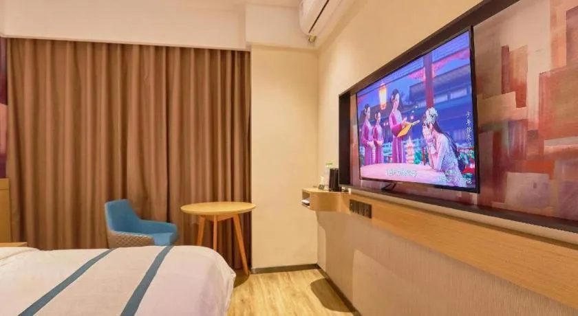 Bed in City Comfort Inn Liuzhou Wuling Liutai Road