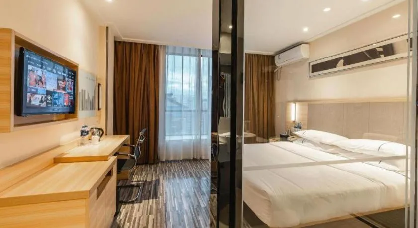 Bed in City Comfort Inn Hechi Yizhou Bus Terminal