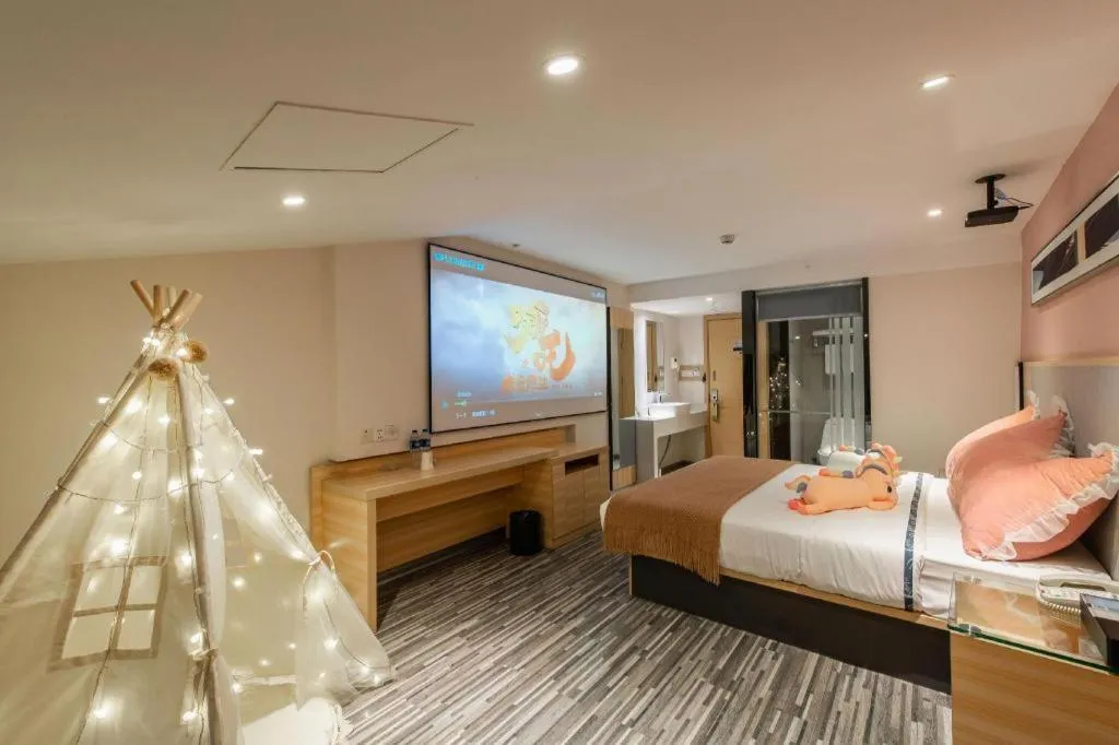 Bed in City Comfort Inn Hechi Yizhou Bus Terminal