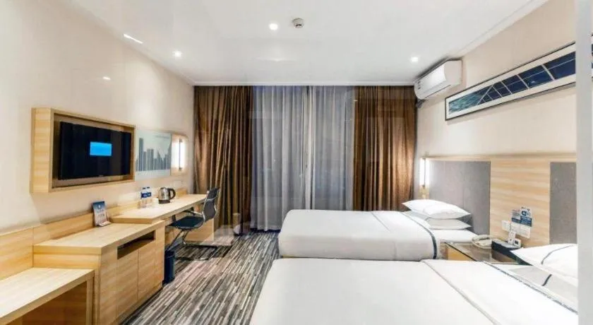 Bed in City Comfort Inn Hechi Yizhou Bus Terminal