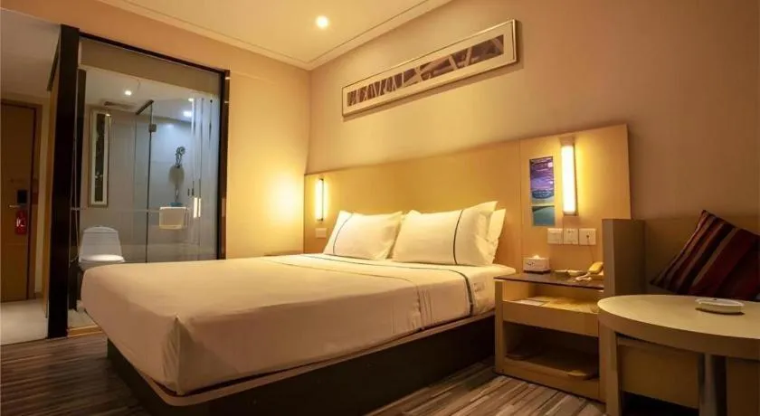 Bed in City Comfort Inn Hechi Yizhou Bus Terminal