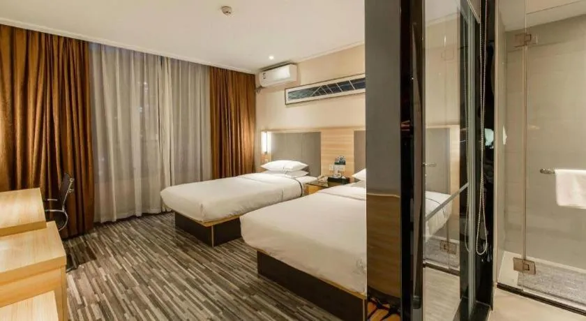 Bed in City Comfort Inn Hechi Yizhou Bus Terminal