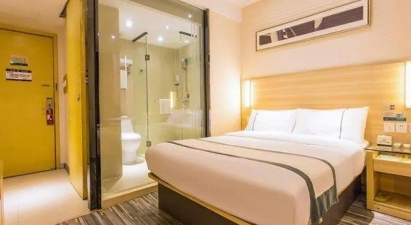 Bed in City Comfort Inn Nanning Wuming Xiangshan Avenue