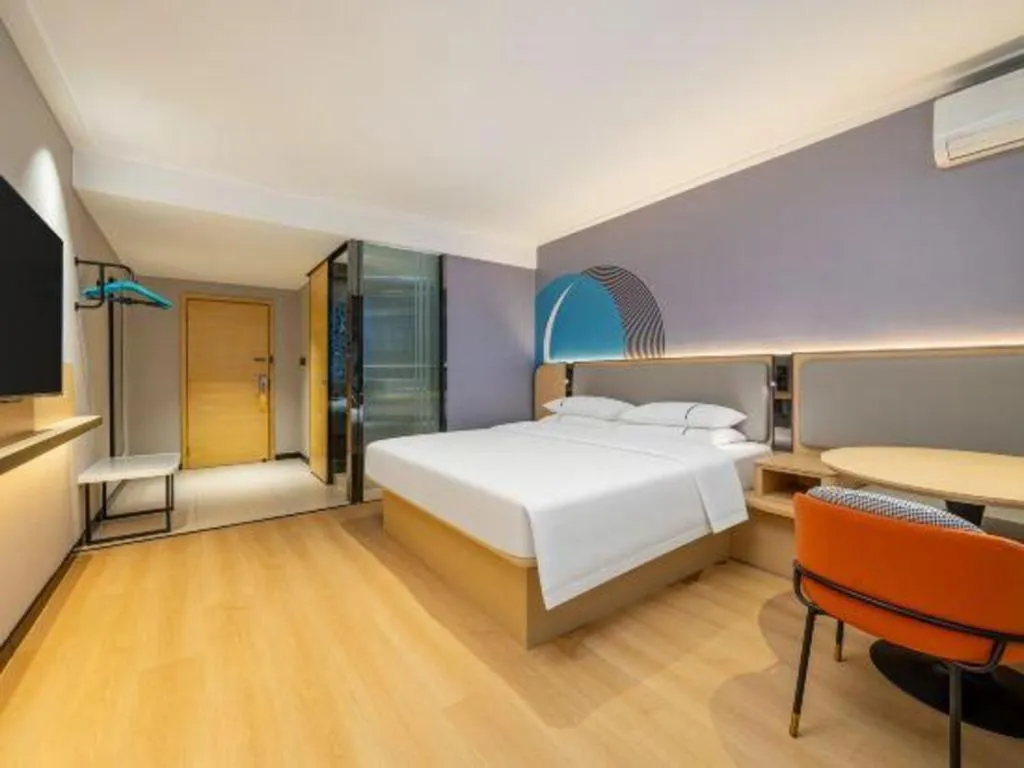 Bed in City Comfort Inn Nanning Wuming Xiangshan Avenue