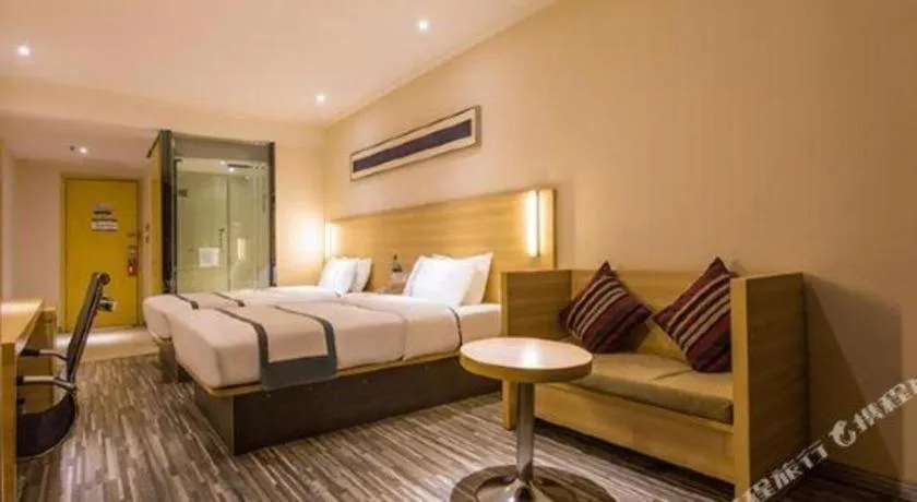 Bed in City Comfort Inn Nanning Wuming Xiangshan Avenue