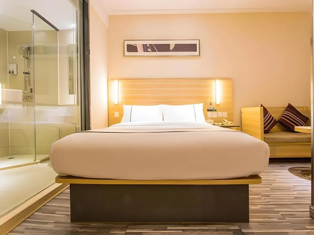 Bed in City Comfort Inn Nanning Wuming Xiangshan Avenue