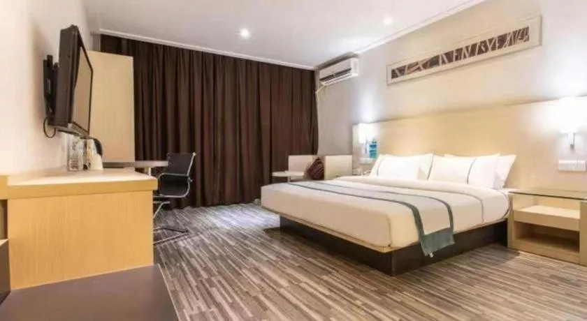 Bed in City Comfort Inn Nanning Wuming Xiangshan Avenue