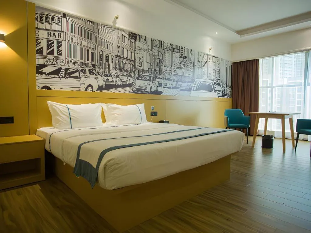 Bed in City Comfort Inn Huizhou Longmen