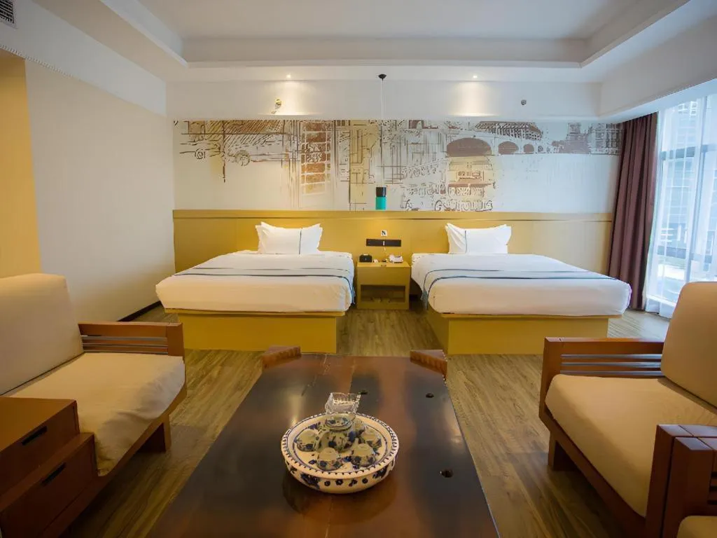 Bed in City Comfort Inn Huizhou Longmen