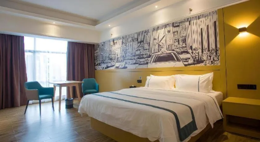Bed in City Comfort Inn Huizhou Longmen