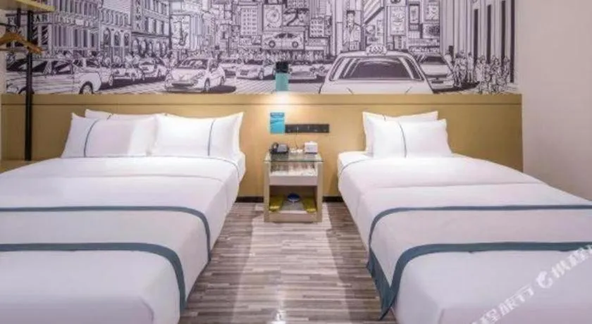 Bed in City Comfort Inn Nanning Dancun Road