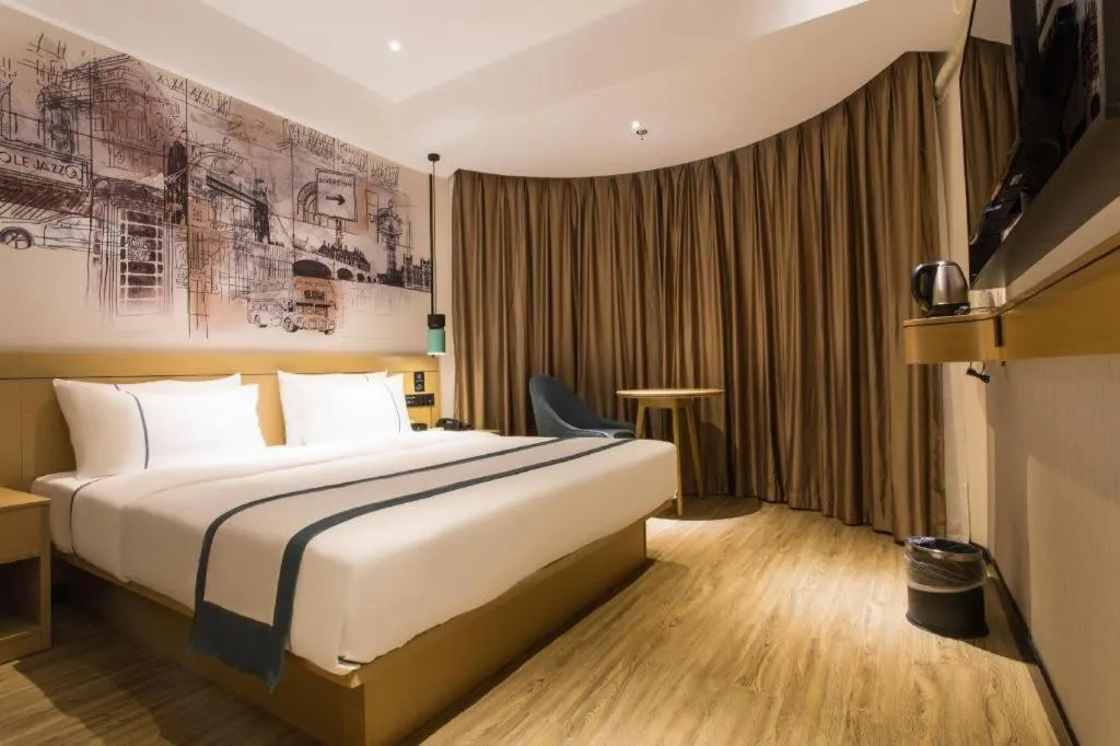 Bed in City Comfort Inn Nanning Taoyuan Road