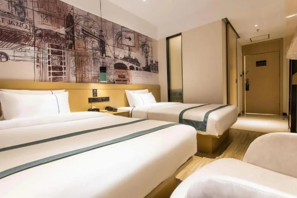 Bed in City Comfort Inn Nanning Taoyuan Road