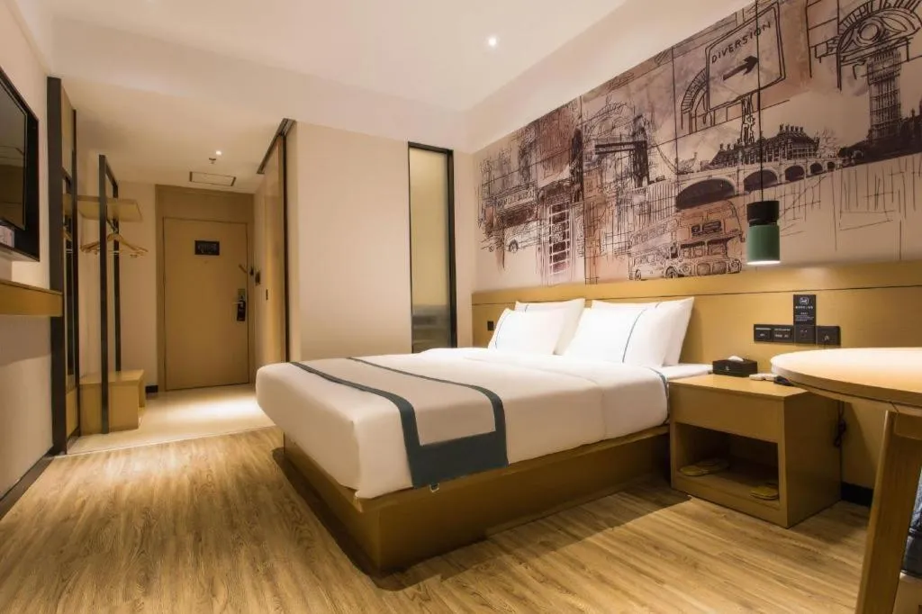 Bed in City Comfort Inn Nanning Taoyuan Road