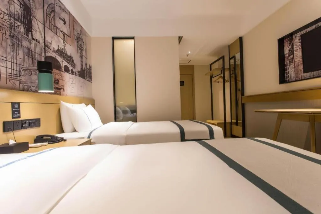 Bed in City Comfort Inn Nanning Taoyuan Road