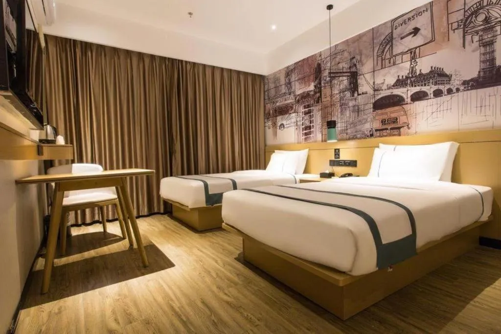 Bed in City Comfort Inn Nanning Taoyuan Road