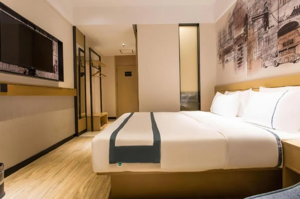 Bed in City Comfort Inn Nanning Taoyuan Road