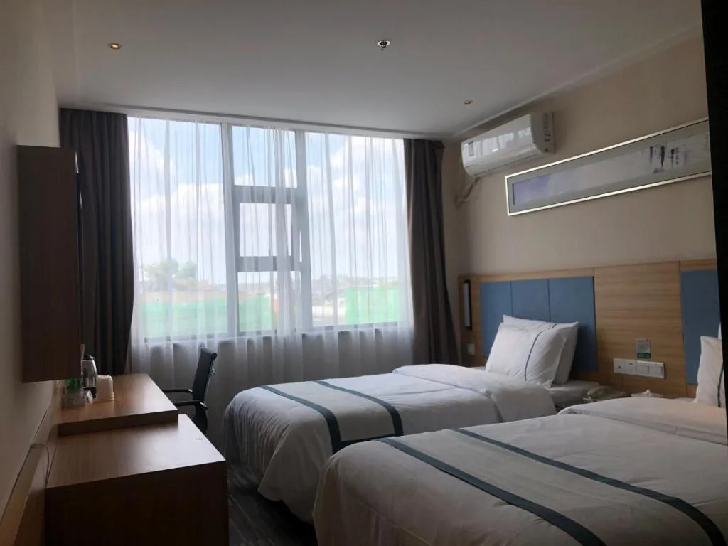 Bed in City Comfort Inn Chengdu Hongpailou Wuhou Avenue Metro Station