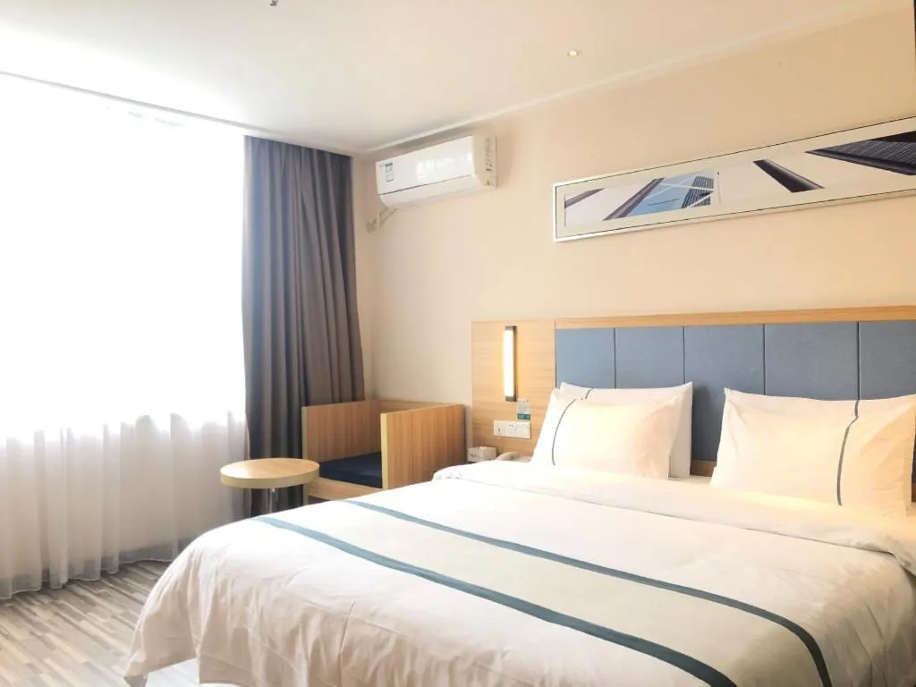 Bed in City Comfort Inn Chengdu Hongpailou Wuhou Avenue Metro Station