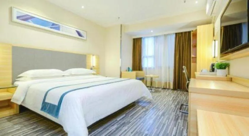 Bed in City Comfort Inn Chengdu Hongpailou Wuhou Avenue Metro Station