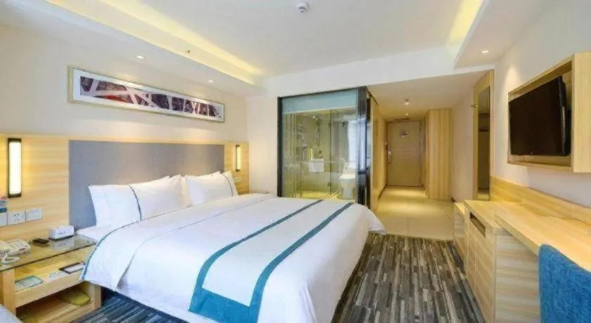 Bed in City Comfort Inn Chengdu Hongpailou Wuhou Avenue Metro Station