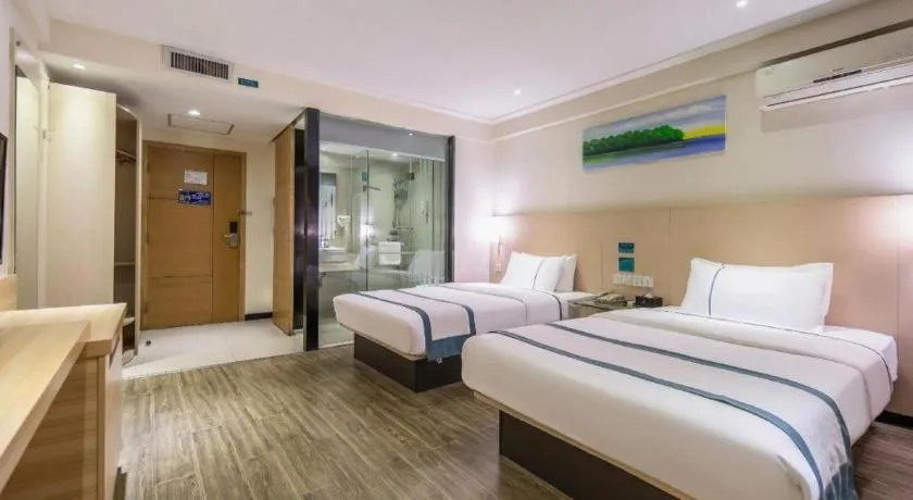 Bed in City Comfort Inn Changsha Wuyi Avenue Yingbin Road