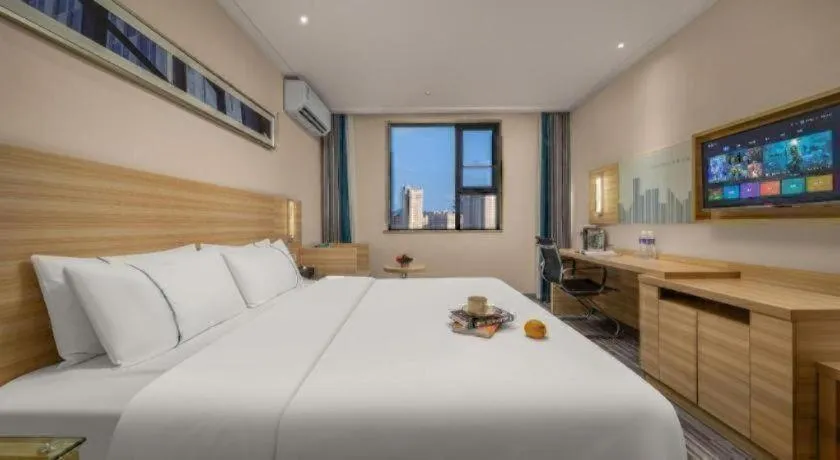 Bed in City Comfort Inn Changsha Wuyi Avenue Yingbin Road