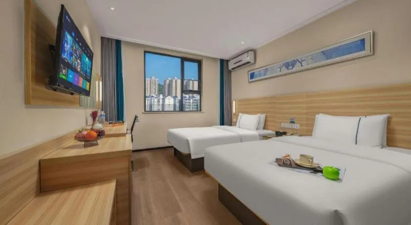Bed in City Comfort Inn Changsha Wuyi Avenue Yingbin Road