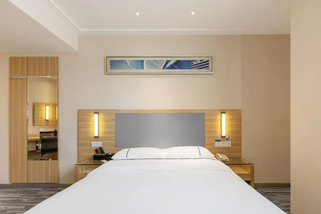 Bed in City Comfort Inn Changsha Wuyi Avenue Yingbin Road