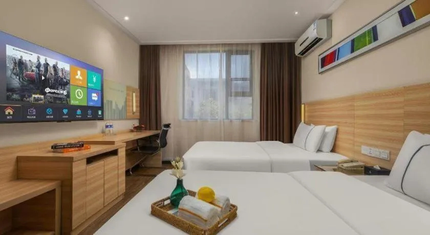 Bed in City Comfort Inn Changsha Wuyi Avenue Yingbin Road