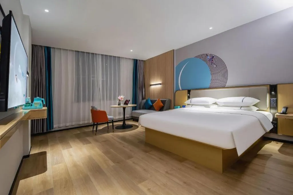 Bed in City Comfort Inn Guilin Jiatianxia Square International Conferences & Exhibition Center