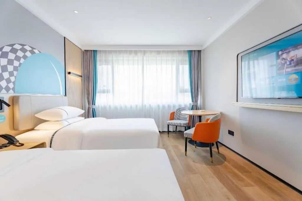 Bed in City Comfort Inn Guilin Jiatianxia Square International Conferences & Exhibition Center