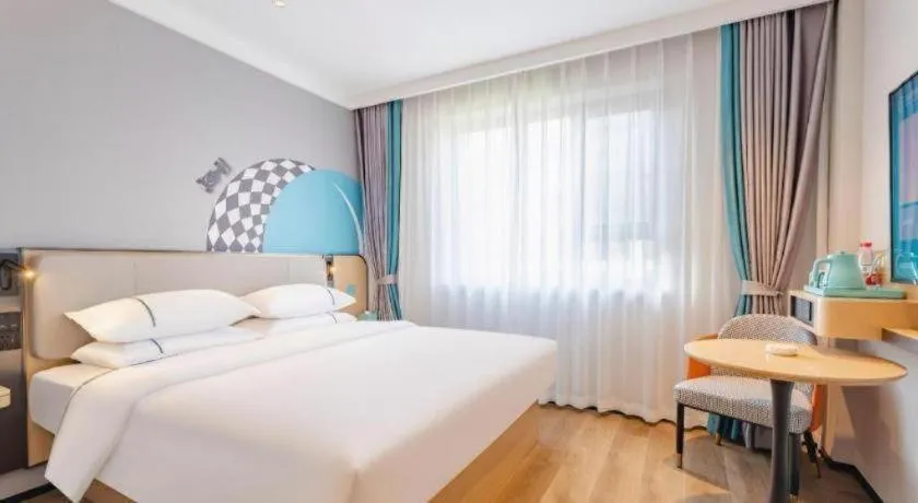 Bed in City Comfort Inn Guilin Jiatianxia Square International Conferences & Exhibition Center