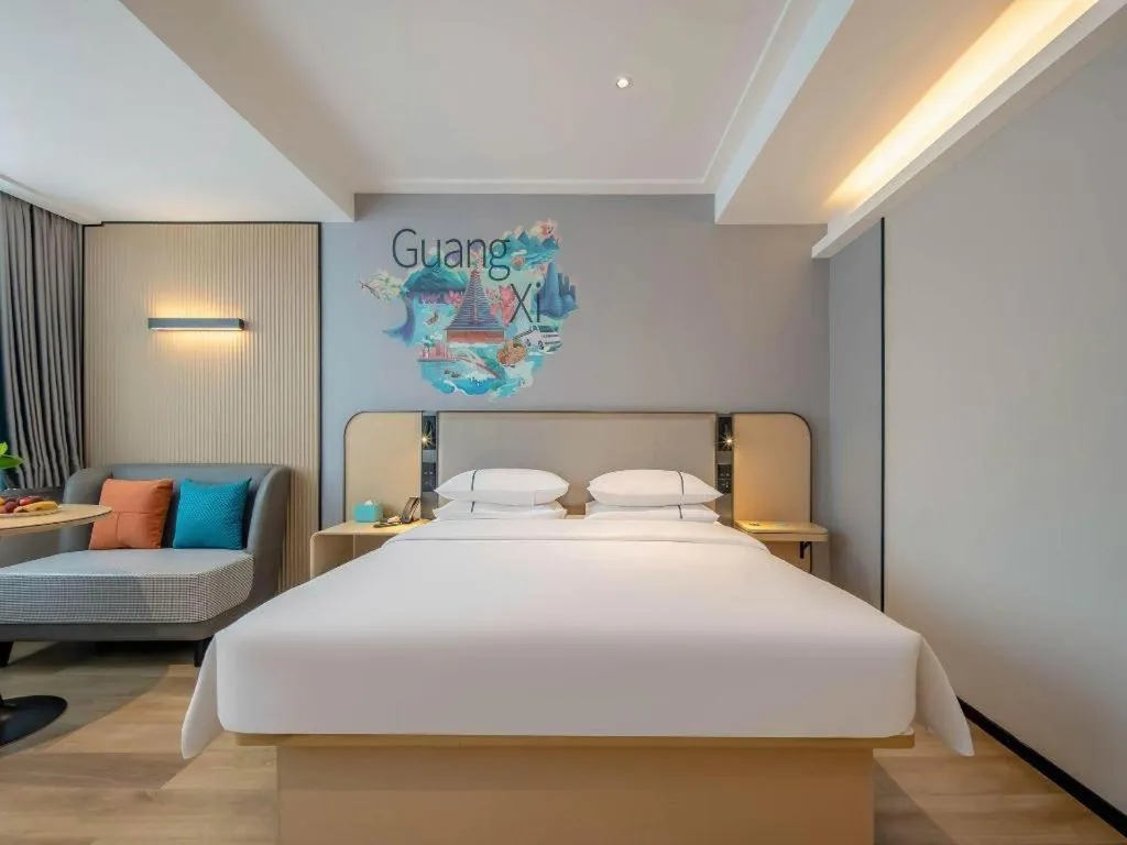 Bed in City Comfort Inn Guilin Jiatianxia Square International Conferences & Exhibition Center