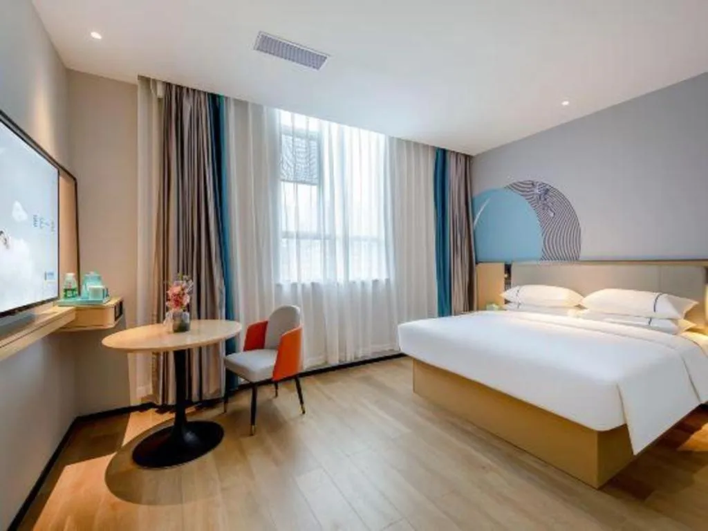 Bed in City Comfort Inn Guilin Jiatianxia Square International Conferences & Exhibition Center