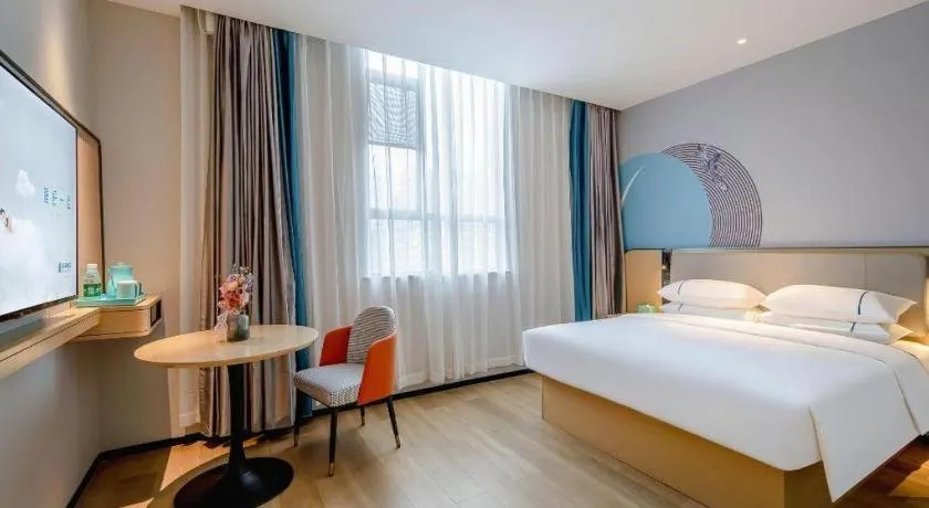 Bed in City Comfort Inn Guilin Jiatianxia Square International Conferences & Exhibition Center