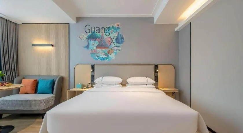 Bed in City Comfort Inn Guilin Jiatianxia Square International Conferences & Exhibition Center