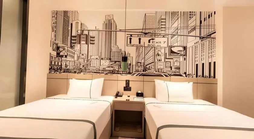 Bed in City Comfort Inn Hefei Mingzhu Square Fanhua Avenue