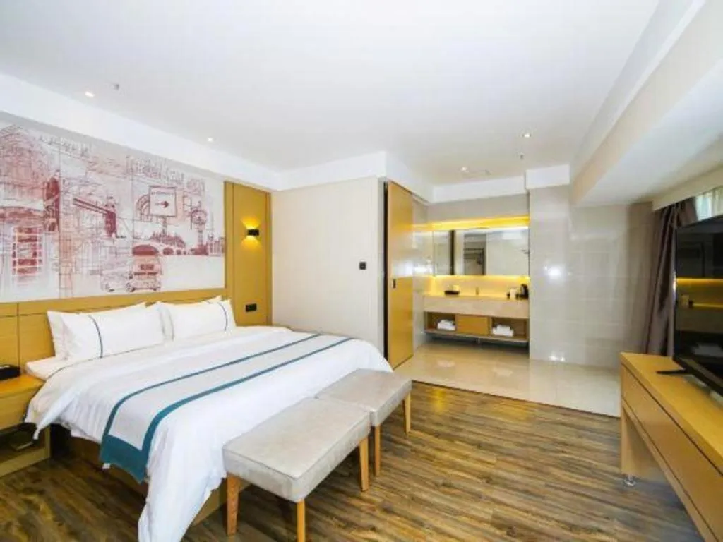 Bed in City Comfort Inn Nanchang Jiangxi Normal University